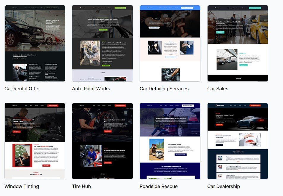 Digi Sites 37 digi automotive website template