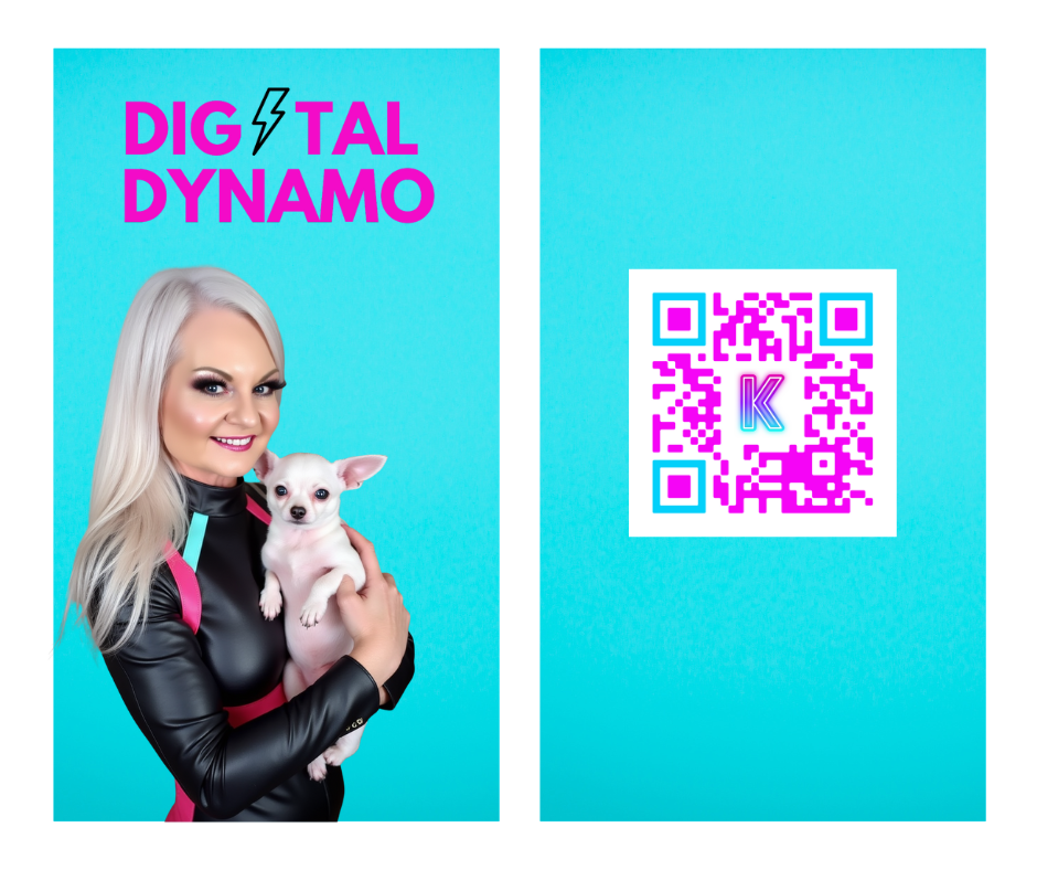 Digi Stars 15 biz qr card sample